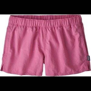 XS pink Patagonia Barely baggies